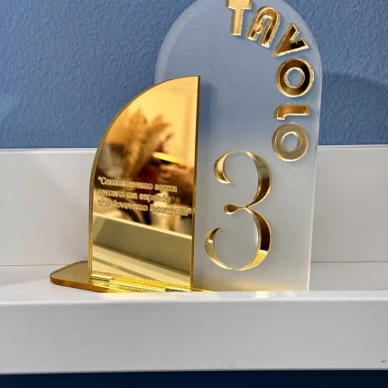 Segnatavolo Arco Plexiglass