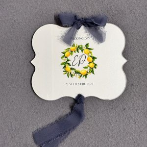 ventaglio plexiglass amalfi coast matrimonio personalizzabile