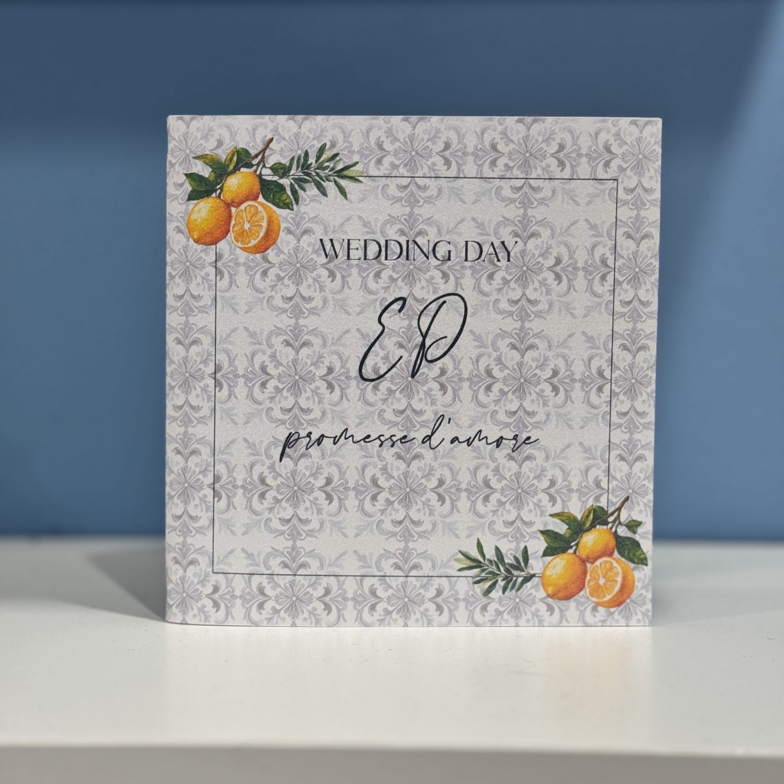 libretto messa personalizzato amalfi coast matrimonio elegante