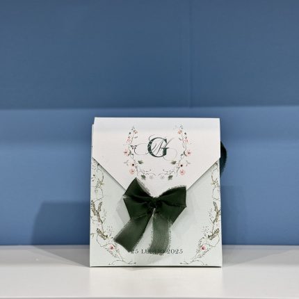 wedding bag matrimonio personalizzata elegant green elegante