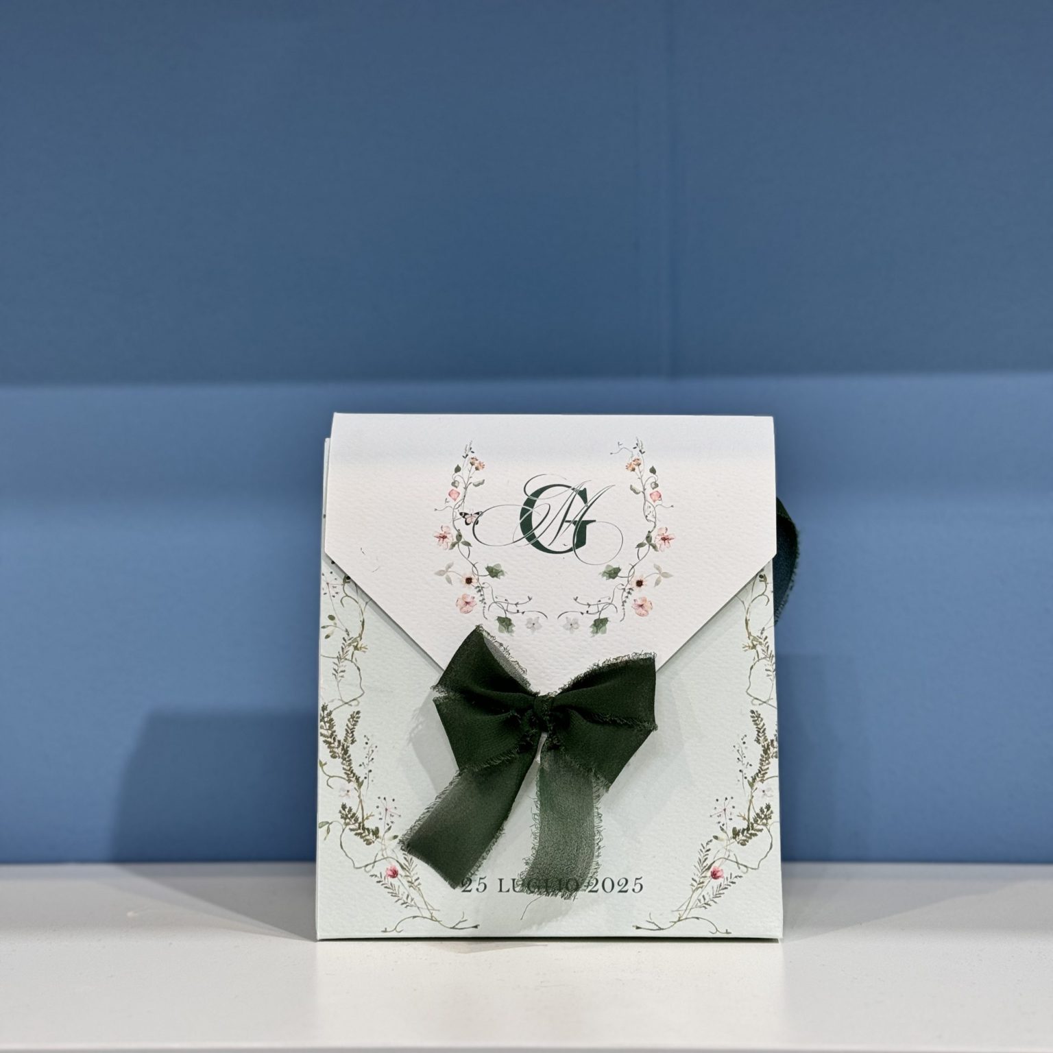 wedding bag matrimonio personalizzata elegant green elegante