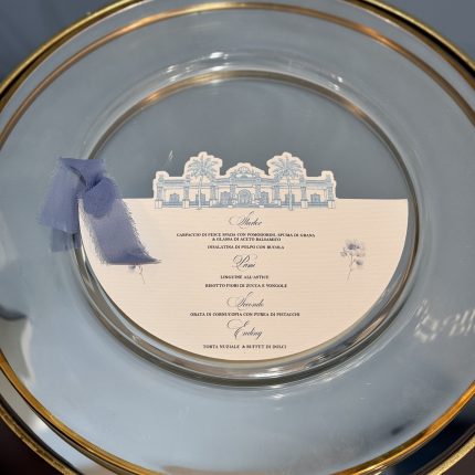 Menù "Soft Blue Lovely"