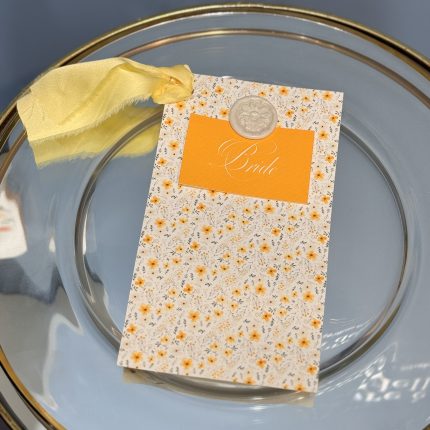 Menù + Segnaposto "Lovely Sun"